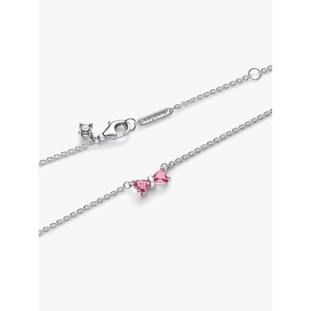 Pandora Bow Pendant Necklace - Picture 3 of 4